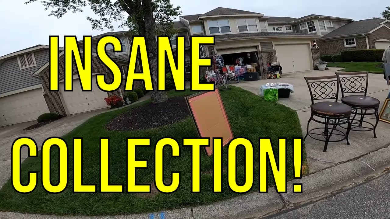 I SPENT $1000 AT THIS GARAGE SALE!