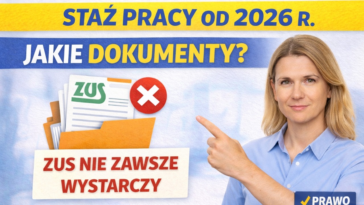 Staż pracy od 2026 r. – jakie dokumenty są potrzebne? ZUS nie zawsze wystarczy