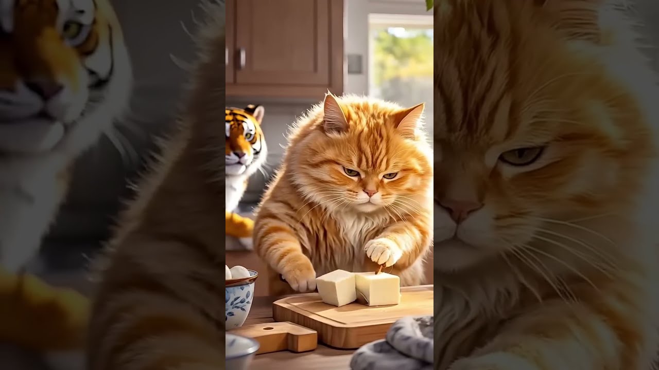 EPIC Cat Cooking Showdown! 🐱 vs 🐱 &ndash; Who Won?#CatCookingShowdown