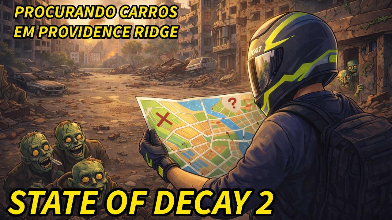 🔥 PROCURANDO CARROS EM PROVIDENCE RIDGE - STATE OF DECAY 2 NA ZONA LETAL! 🔥