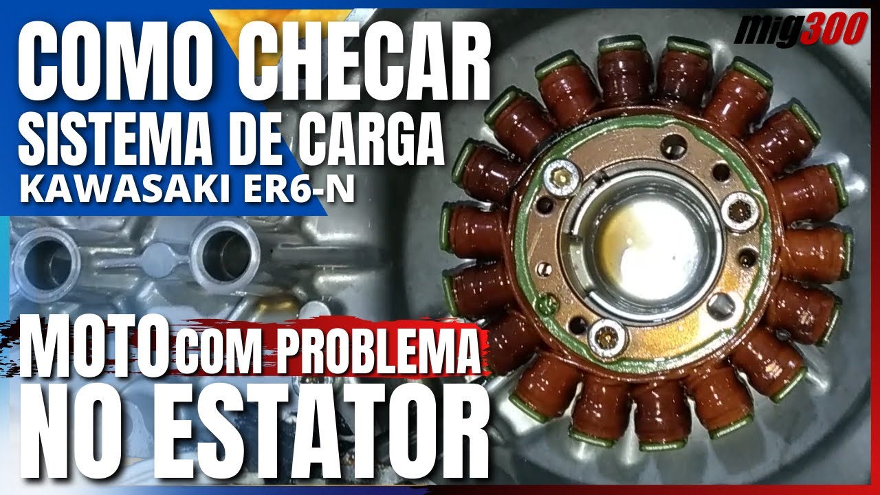 COMO CHECAR SISTEMA DE CARGA DE MOTO COM PROBLEMA NA BATERIA DA KAWASAKI ER6-N | VÍDEO COMPLETO