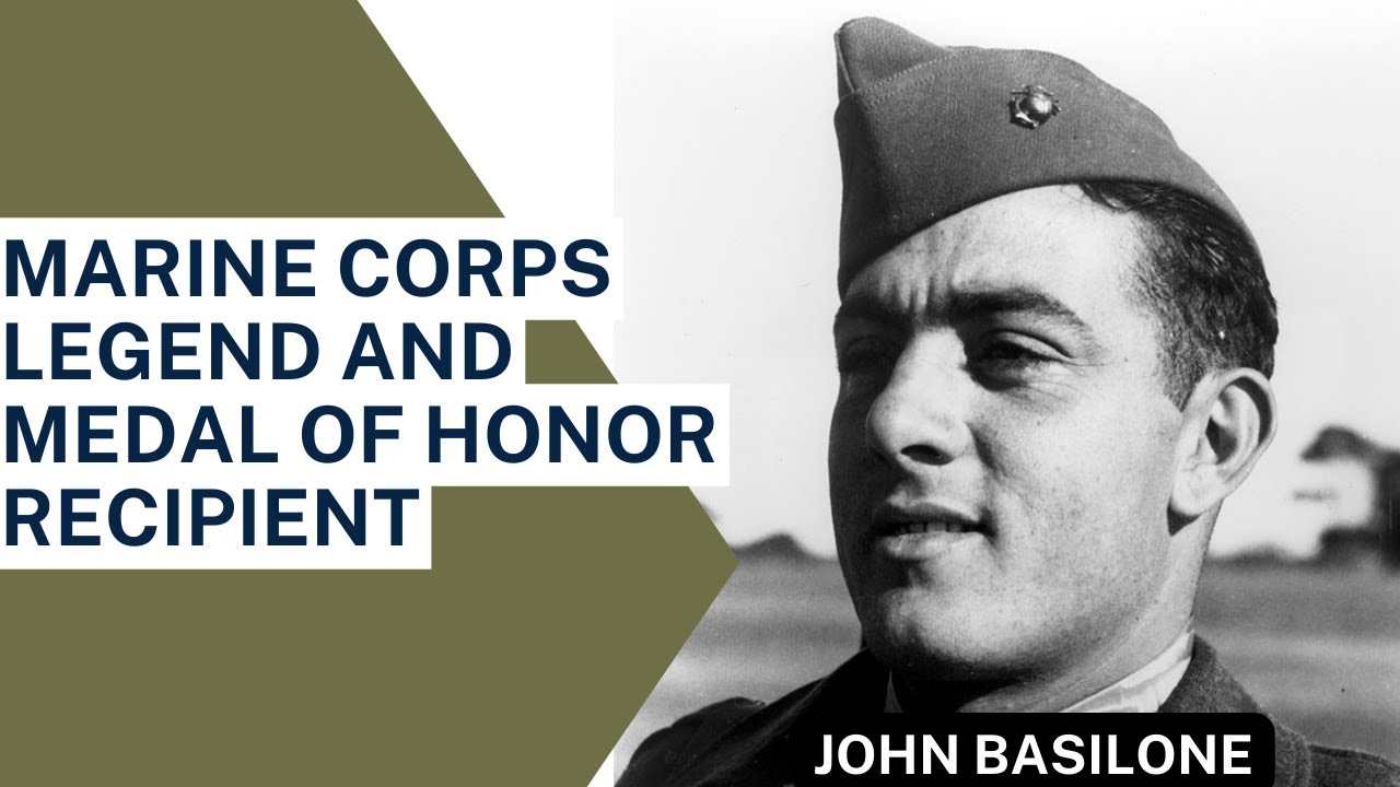 USMC GySgt. John Basilone - Medal of Honor Recipient during WWII #usa #history #podcast