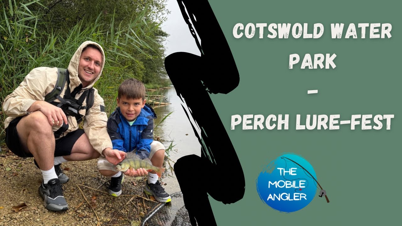 Cotswold Water Park - Perch on lures