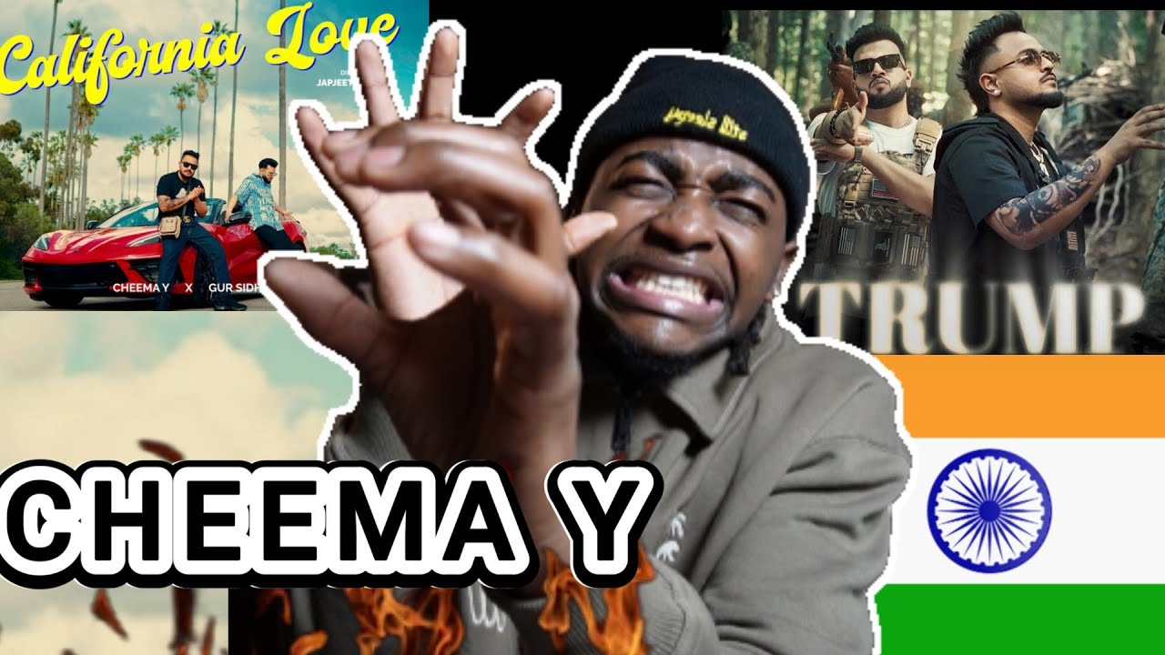 NONE INDIAN REACTS TO!! 🇮🇳CHEEMA Y I TRUMP I CARLIFONIA LOVE | GUR SIDHU | Punjabi Song(REACTION!!)