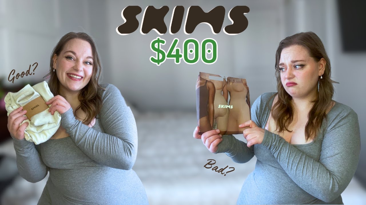 Skims plus size try on haul | brutally honest | non sponsored