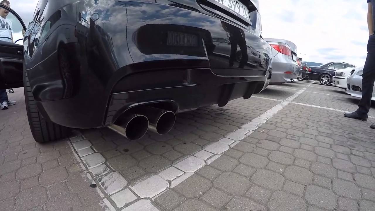 BMW 320d z DPF sound/dźwięk