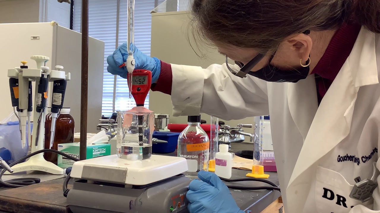 Preparing a pH 7 4 Potassium Phosphate Buffer part 1