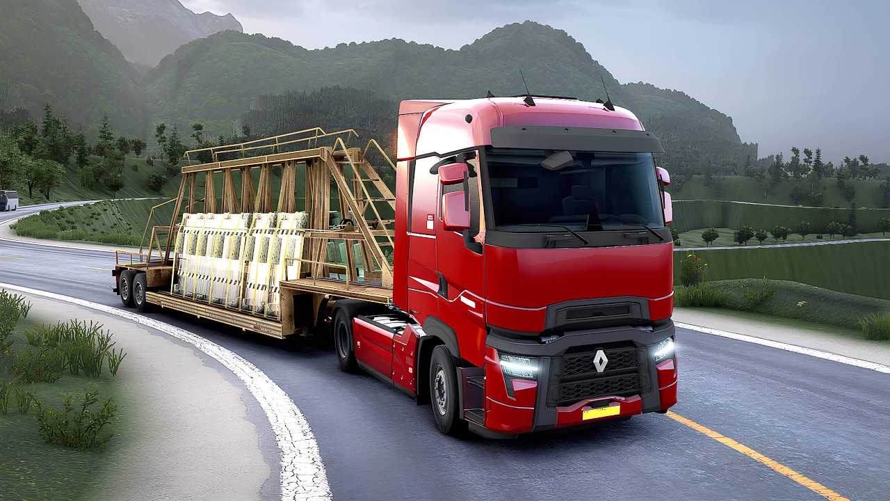 Smooth but Risky Mountain Drive with Glass Trailer 🚛 | ETS2