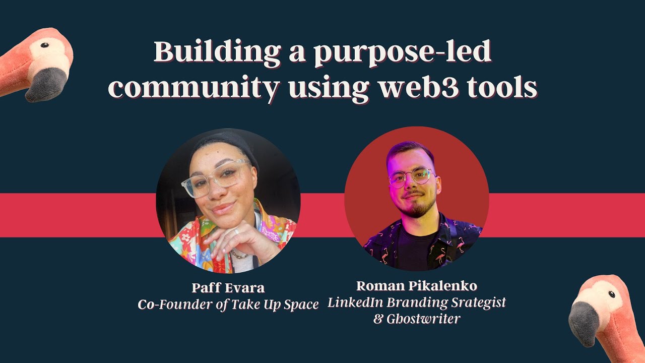 Building a purpose-led community using web3 tools w/ Paff Evara