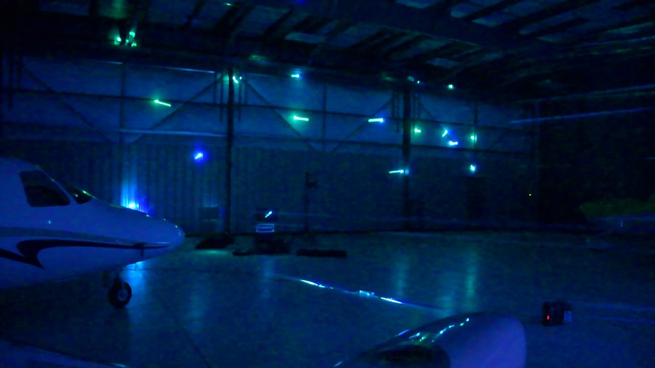 Elite Hangar laser Show Prep