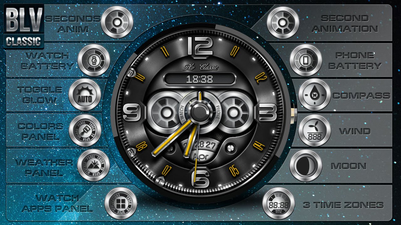 Blv Classic Watchface for Watchmaker Premium - android wear