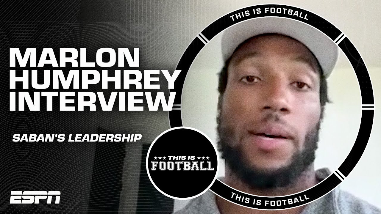 Marlon Humphrey on how Lamar Jackson & Nick Saban lead | This is Football