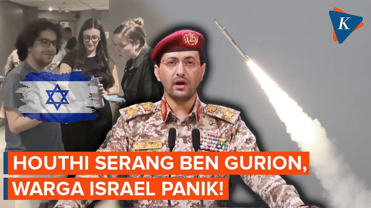 Houthi Tembakkan Rudal Hiperbalistik ke Bandara Ben Gurion, Sirene Israel Menggema