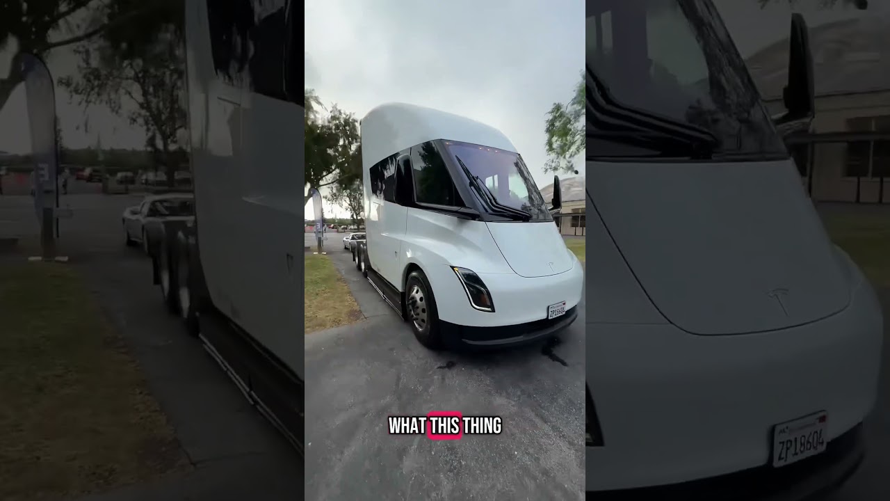 Tesla Semi will change trucking forever. #fyp #viral #tesla #semi #teslasemi