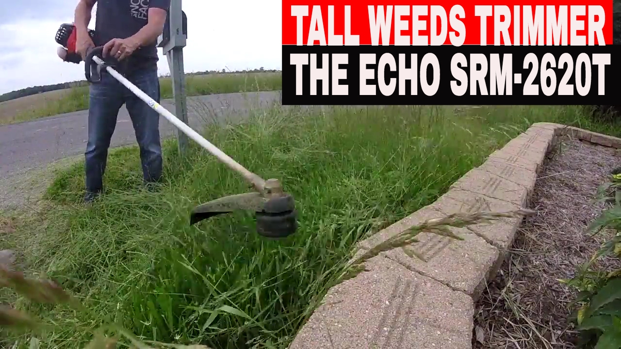 TALL WEEDS, TESTING THE ECHO SRM-2620T LINE TRIMMER