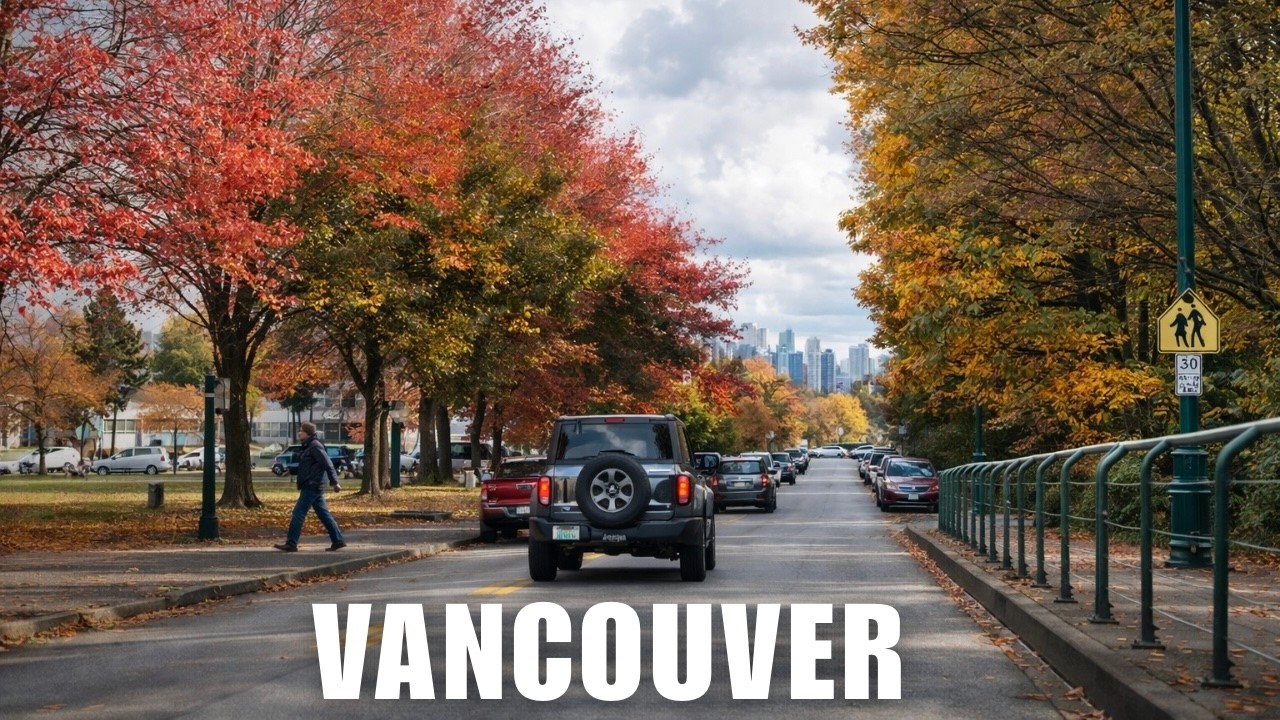 Vancouver Driving Tour – Fall Foliage 🍁 Season of Colours | November 2025 | Haya Vlog