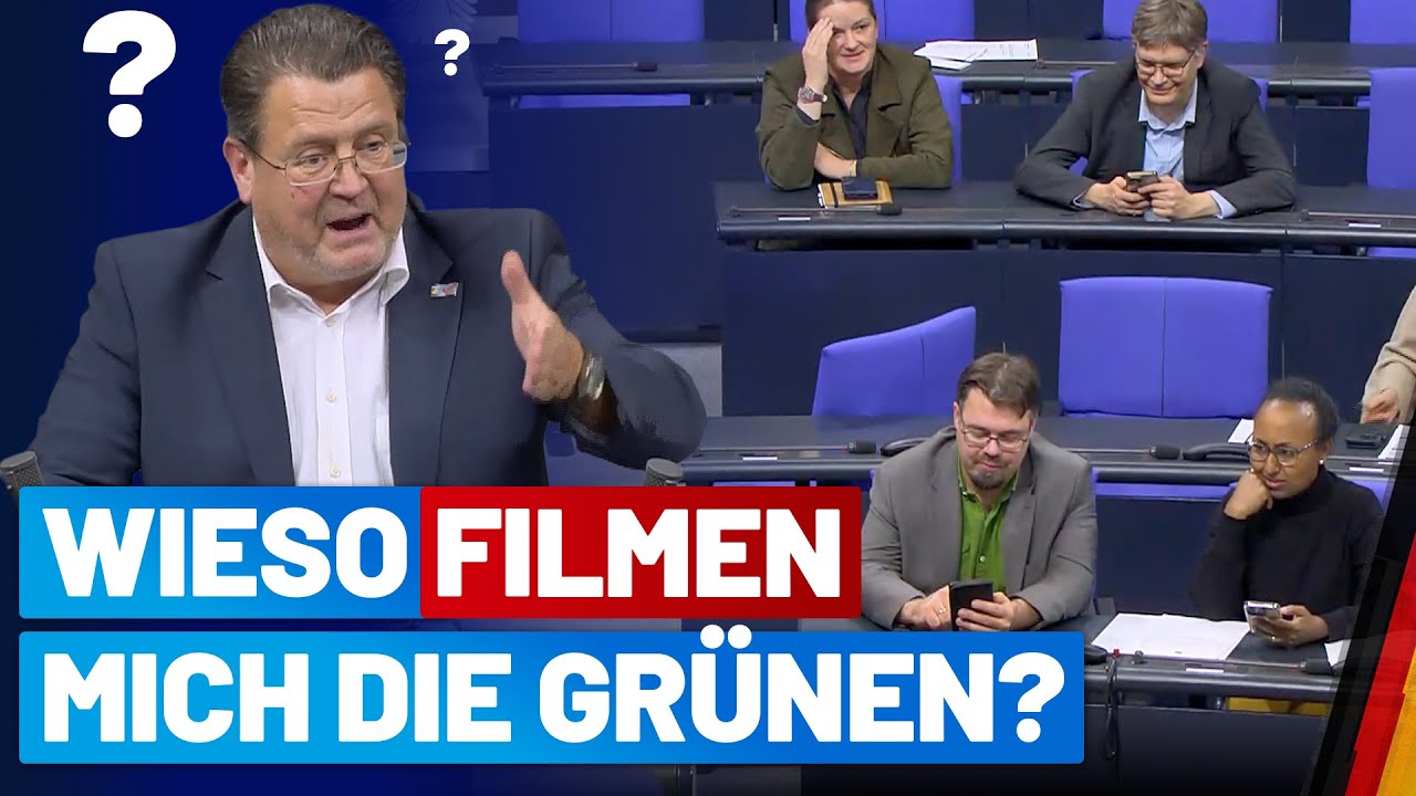 Pr&auml;sident greift ein: 1 Uhr nachts und die Gr&uuml;nen holen die Handys raus! - Stephan Brandner - AfD