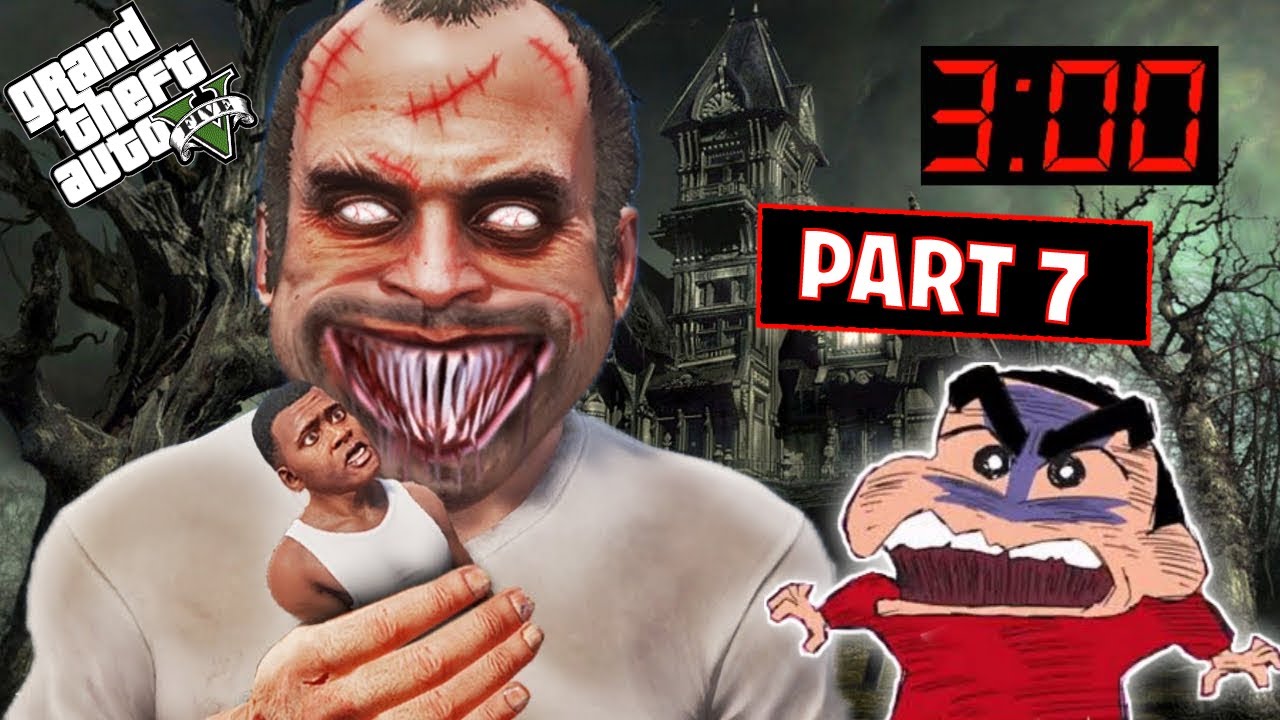 GTA 5 : What Happens To FRANKLIN and TREVOR At 3 AM With SHINCHAN PART 7 FRANKLIN Kill SHINCHAN