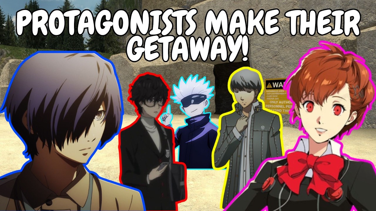 Persona Protagonists Make Their Getaway with Some Special Help (Persona AI Skit)