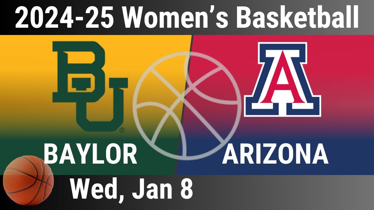 2025 Jan 8 - WBB - Baylor vs Arizona - Women's Basketball - 2024-25 Women's BBall - 20250108