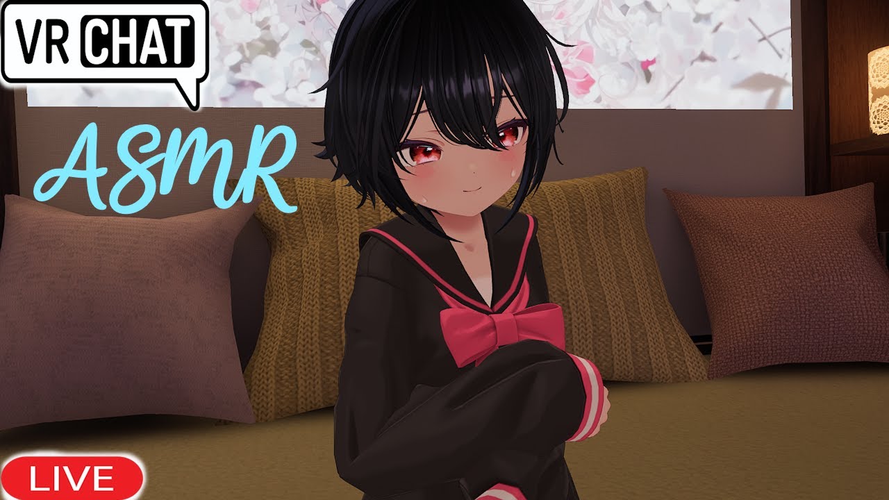 VRChat ASMR stream: Shy brat cleans your ears