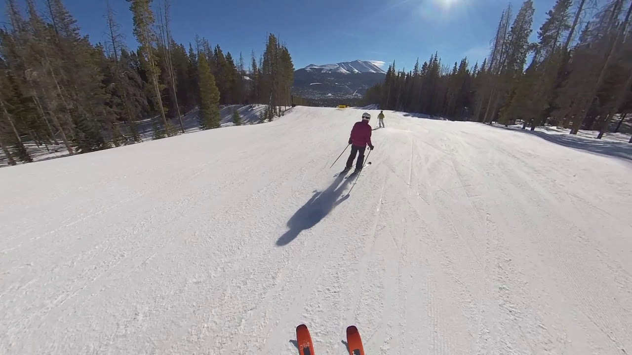 Skiing Breckenridge Lost Horizon, Lower Monte Cristo in Fixed Format