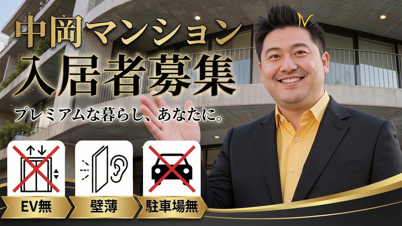 「中岡マンション」入居者募集ッ！