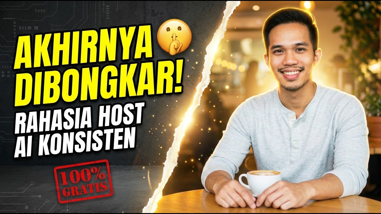 AKHIRNYA DIBONGKAR! 🤫 Rahasia Bikin Host AI Seperti Nalarka GRATIS, Siap Panen Cuan!