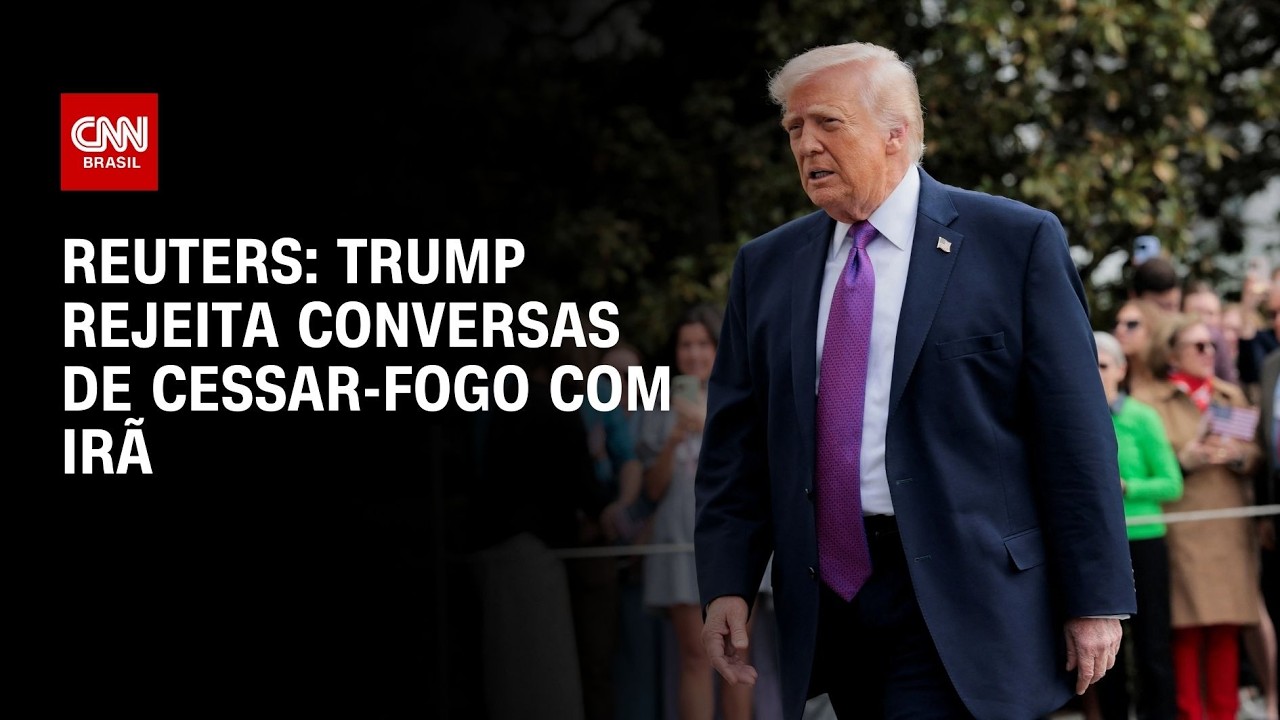 Trump rejeita negociações de cessar-fogo com o Irã, diz Reuters | AGORA CNN