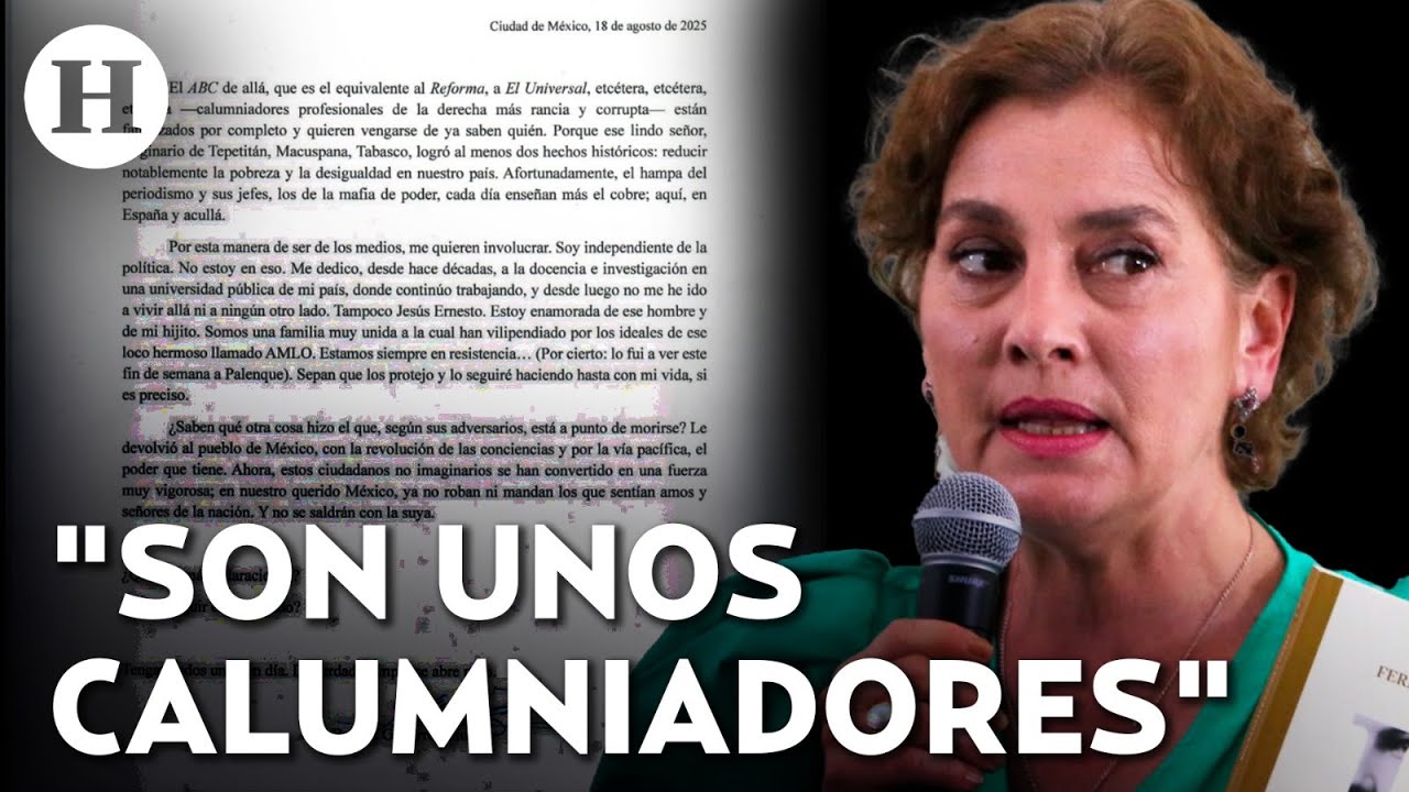 &iexcl;No vivir&aacute; en Espa&ntilde;a! Beatriz Guti&eacute;rrez M&uuml;ller rechaza mudanza a barrio exclusivo en carta p&uacute;blica