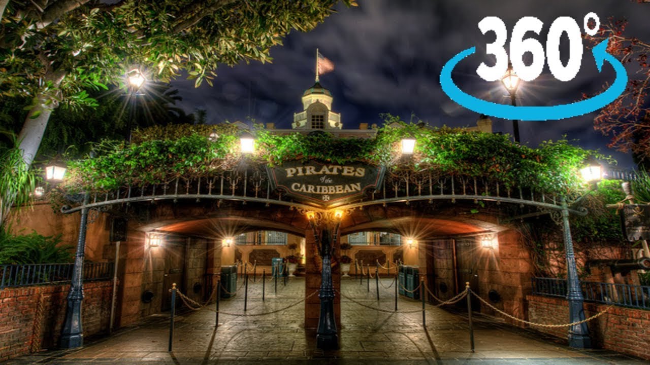 360º Ride on Pirates of the Caribbean at Disneyland