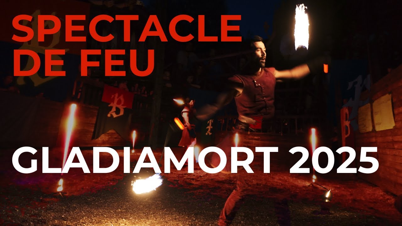 Festival GLADIAMORT de Bélénos spectacle feu Monsieur Poï 2025