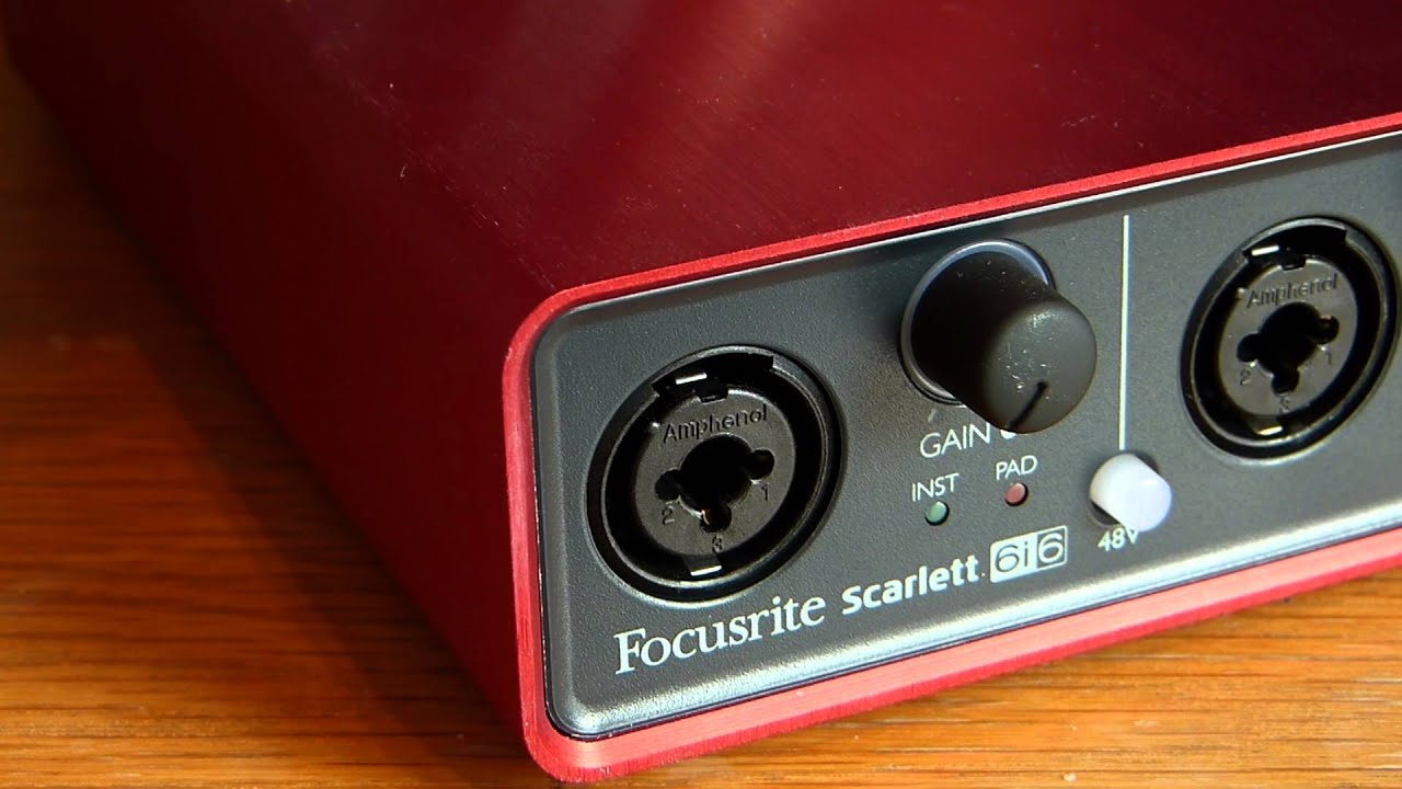 Focusrite Scarlett 6i6 Review
