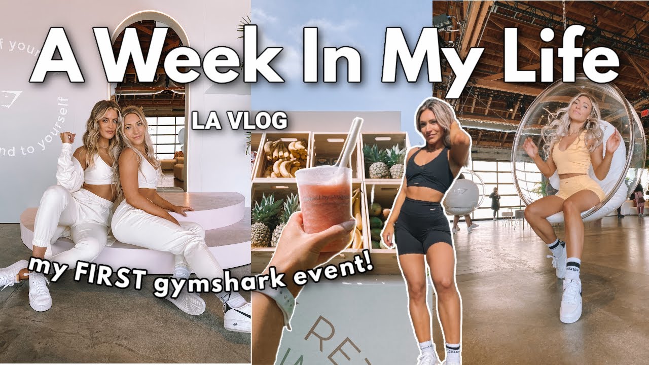 A Week in My Life as a Gymshark Athlete | Gymshark x Whitney Simmons Retreat & Pop Up! LA Vlog 2021