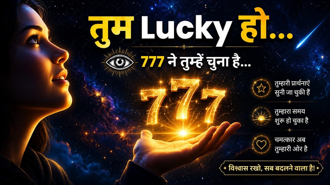 तुम Lucky हो✨🧿 777 ने तुम्हें चुना है ! #divinesign