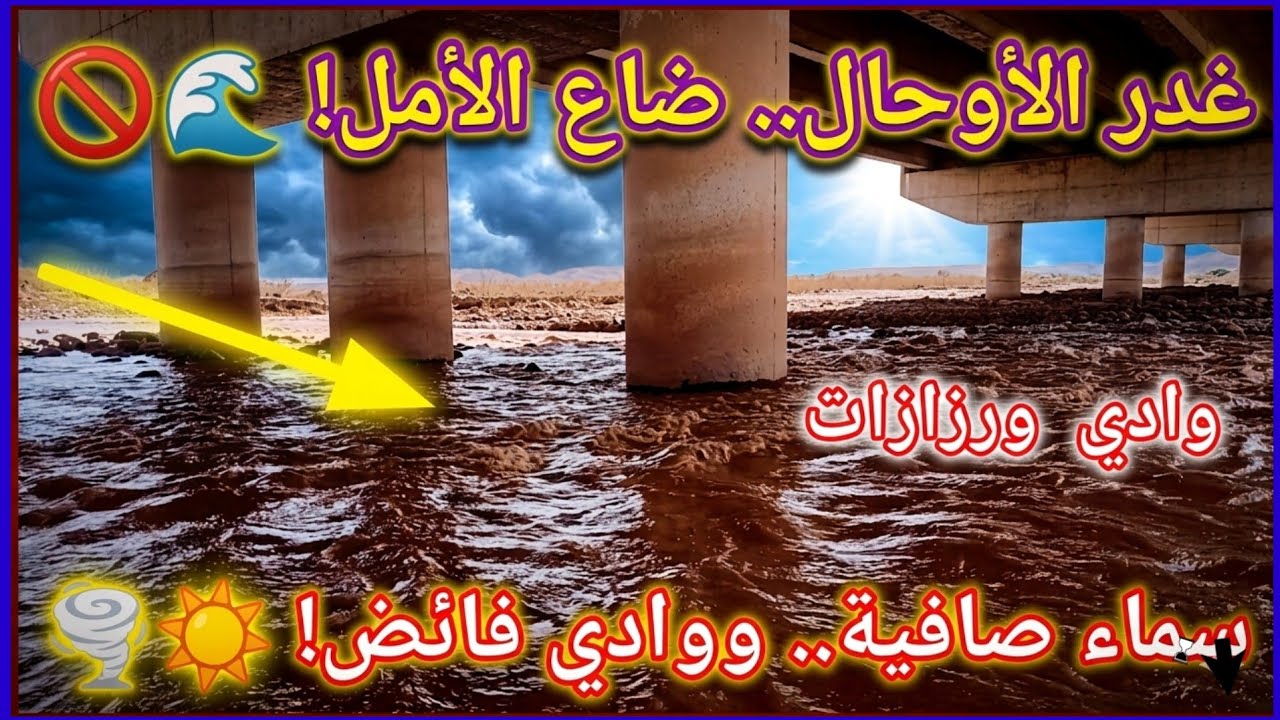 لغز سد المنصور الذهبي: وادي ورزازات يفيض والسد لا يرتفع.. أين يختفي الماء؟ 🌊🚫. واقع السد (التوحل)