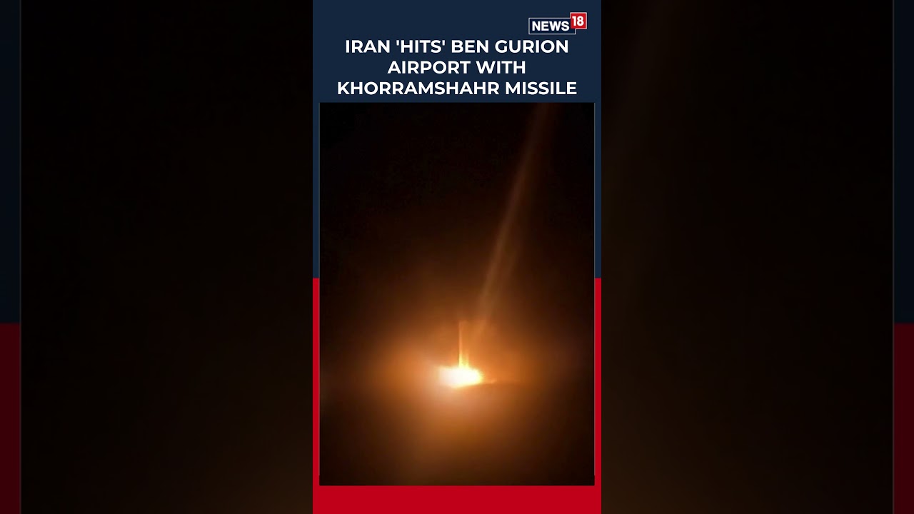 Iran &lsquo;Hits&rsquo; Ben Gurion Airport With Khorramshahr Missile Amid Escalating Israel War | N18S