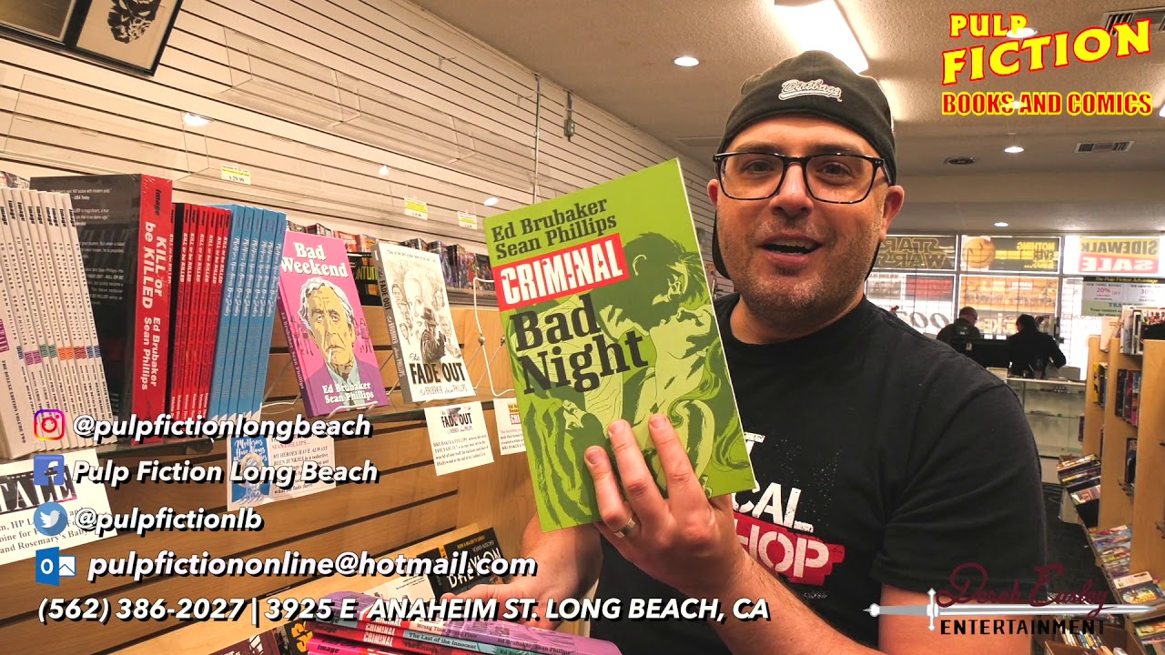Crime Books by Ed Brubaker & Sean Phillips. #PulpFictionLongBeach #Comics #EdBrubaker #SeanPhillips