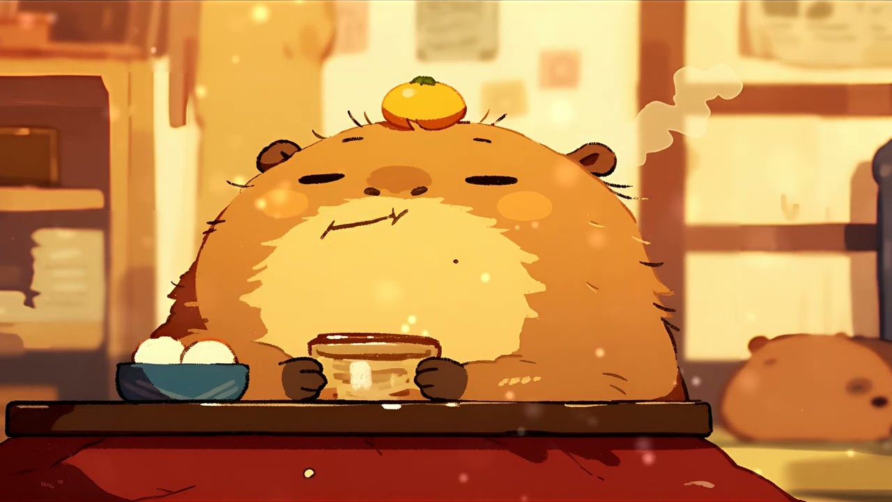 [Long Session] Capybara Lofi Zone | Cozy Lofi Hip Hop Mix 🦫 🎵 🌙
