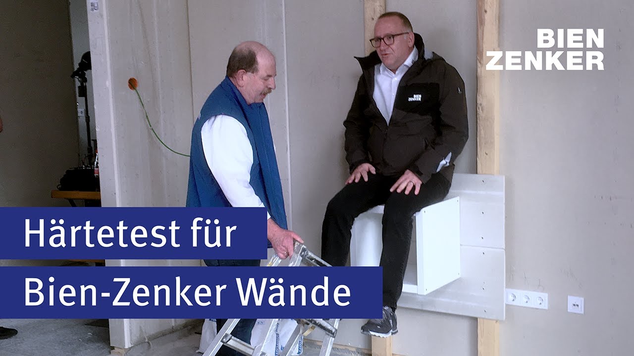 Stabile Innenwände für Ihr Traumhaus | Qualitätstest mit Bien-Zenker