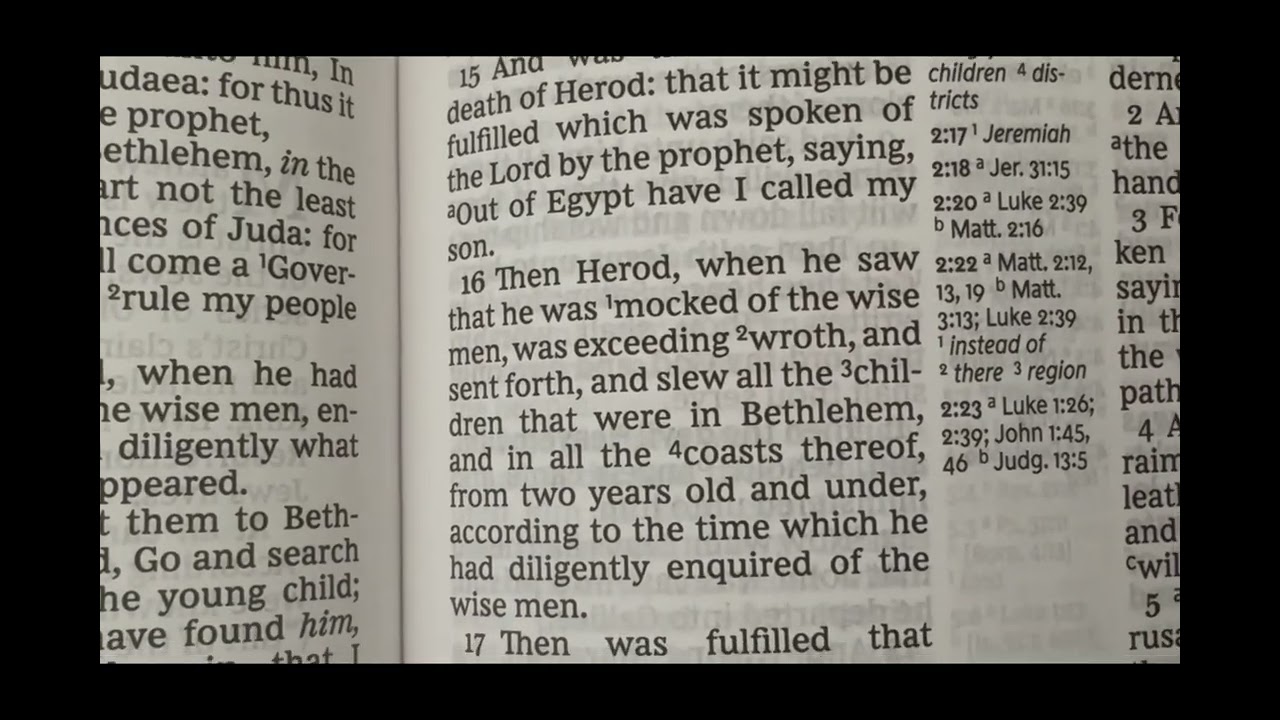 Daily Bible Reading - Matthew 2 - KJV