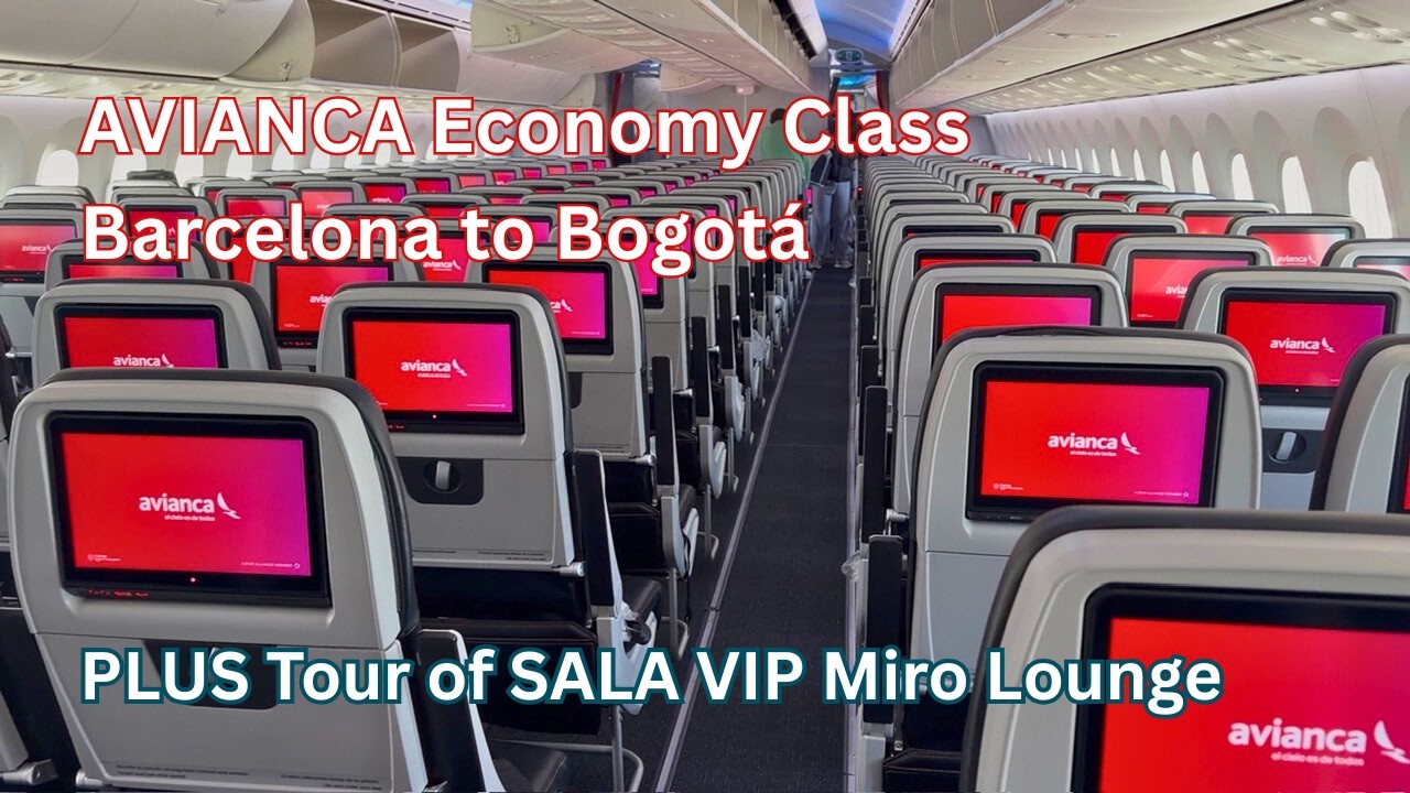Avianca economy class: surprisingly good!