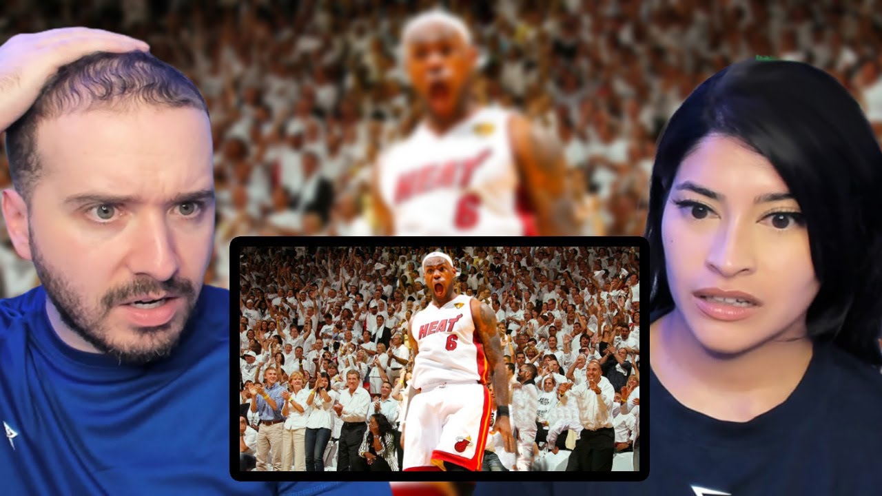 REACTING TO LEBRON JAMES HYPED PLAYS (LOUDEST CROWD REACTIONS EVER)