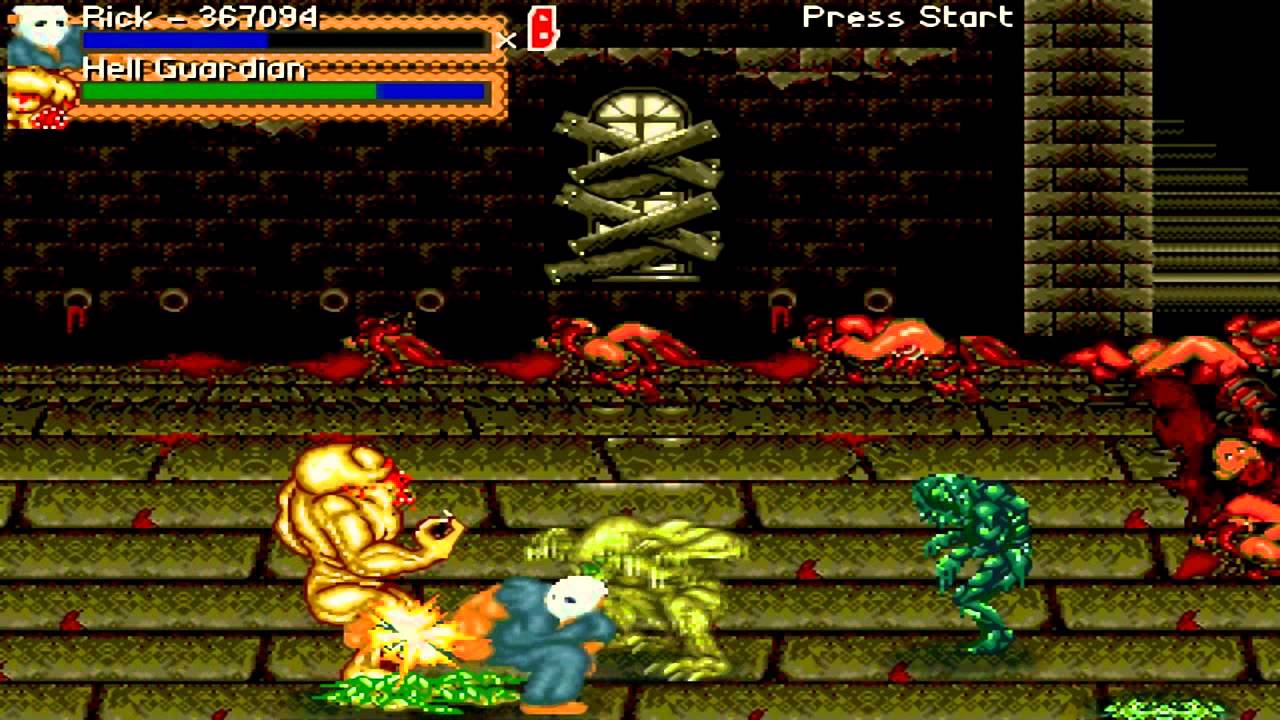 OpenBoR games: Splatterhouse: Deception of the Mask playthrough