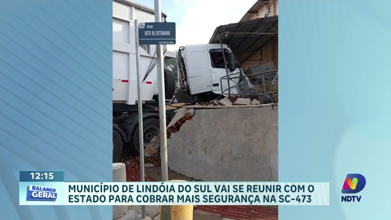 SC-473 preocupa Lindóia do Sul após novos acidentes na rodovia