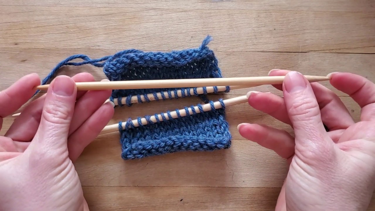 Tutoriel Tricot - Le point Kitchener tricoté