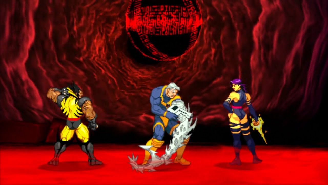 Marvel VS Capcom 2 - Wolverine/Cable/Psylocke - Expert Difficulty Playthrough