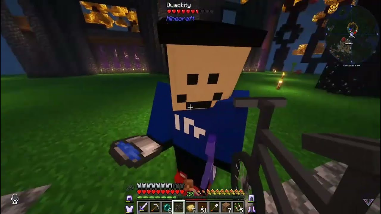 Confi&oacute; en ti... Quackity empuja a Vegetta
