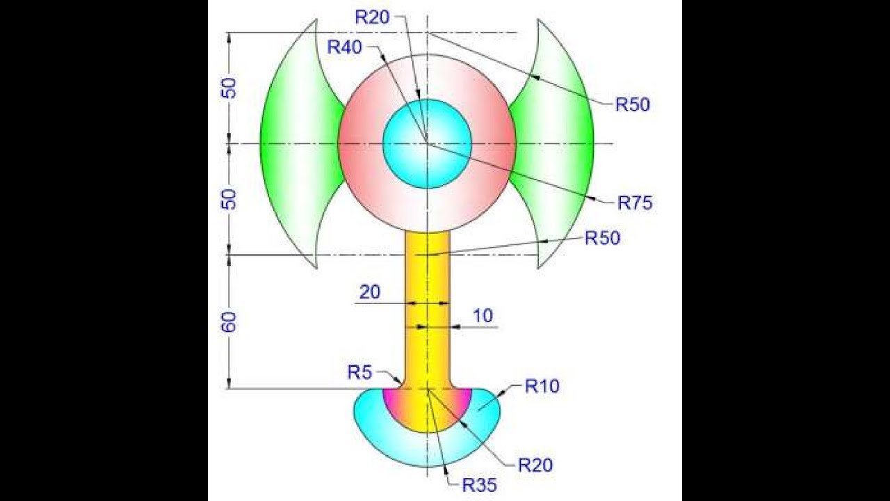 SolidWorks 2D excersise 193