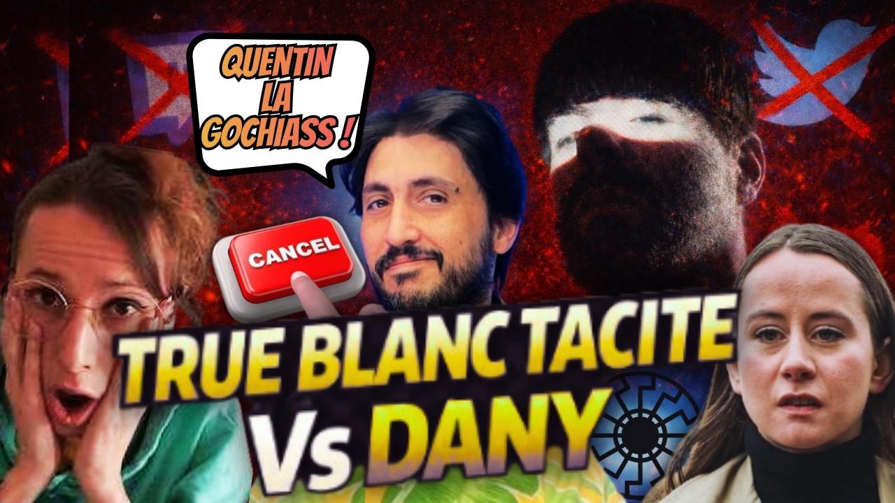 Psyho Insulte Quentin de Gauchiste ! Dany Vs True Blanc Tacite & Bagarre en Manif Woke vs Virisliste